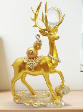 鹿摆件客厅电视柜玄关鹿摆件家居装饰品新居P礼物客厅摆件麋鹿装