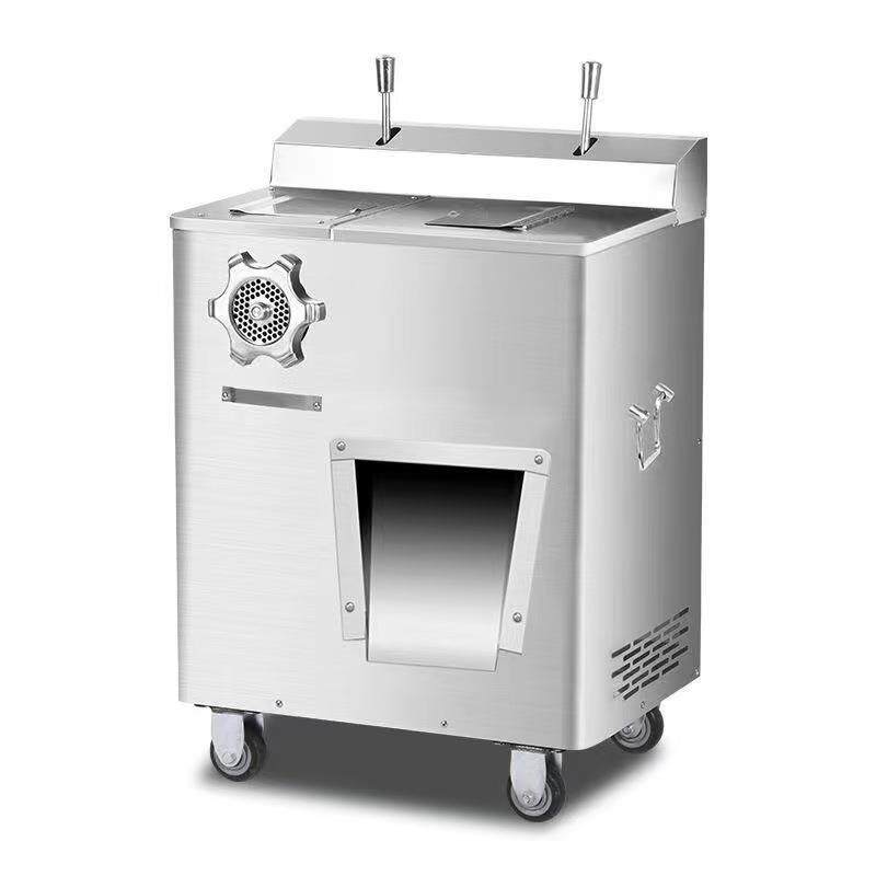 绞肉机商用大功率不锈钢多功能绞切机全自动大型灌肠切丝切肉片机 - 图3