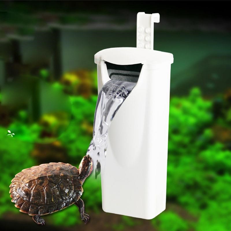 低水位过滤器 金鱼乌龟鱼缸水族箱静音瀑布式小型迷U你 过滤泵增 - 图0