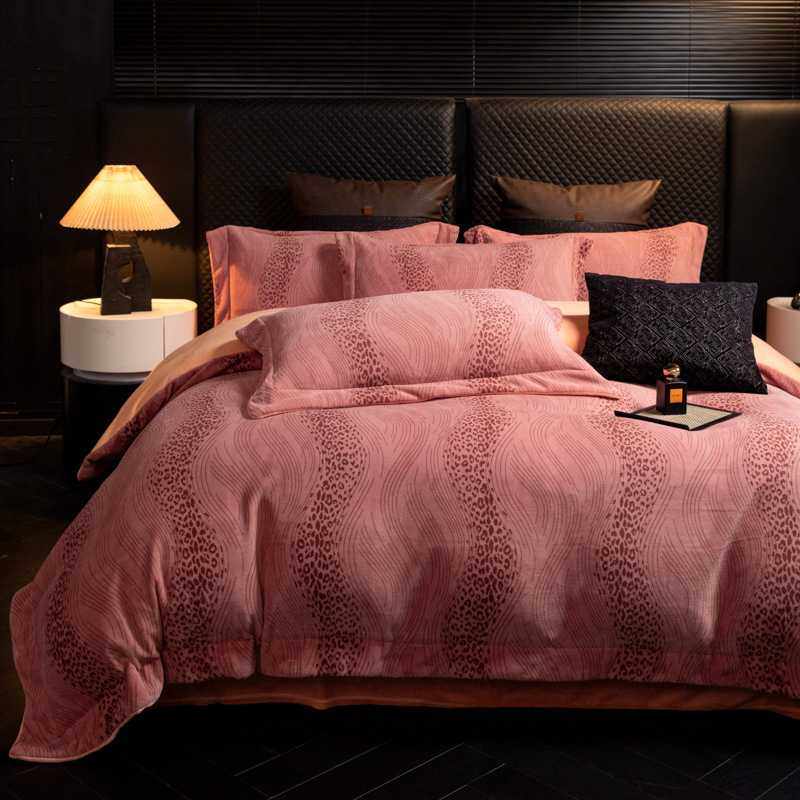 高克重A类全消光牛奶绒四件套 冬季加厚母婴级双面绒保暖床单被套,淘宝优惠券,粉丝福利购,淘宝优惠卷