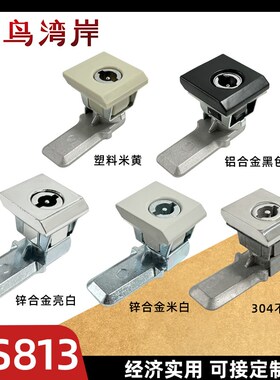 MS813锁方头锁7035威图柜锁AE箱锁防水船用锁工业用锁基业箱用锁