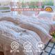 Three-piece set of dormitory bed in the new style of bubble yarn princess style solid color bed sheet quilt cover learn to sleep naked with skin-friendly