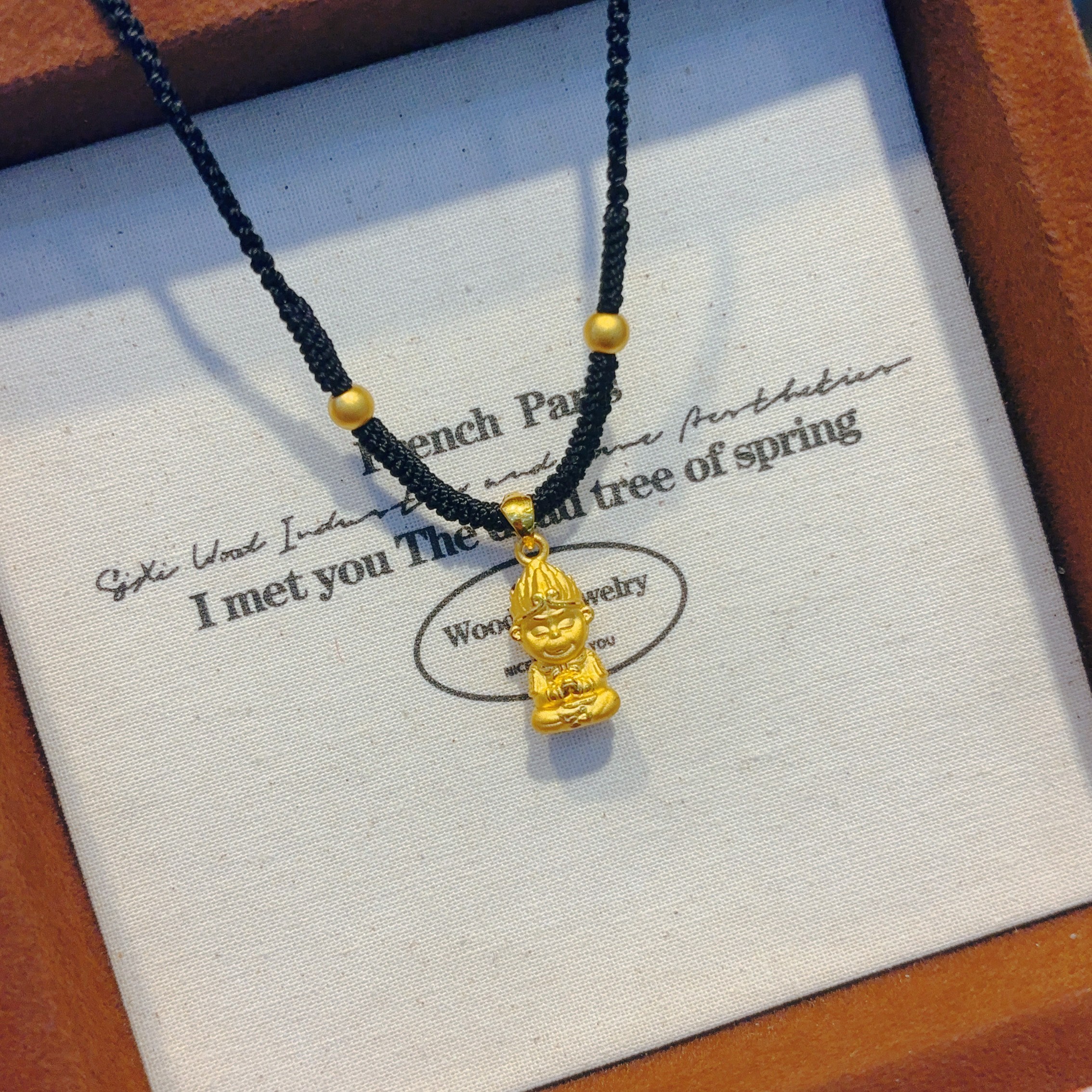 希曼汀足金999悟空立体纯金吊坠黄金齐天大圣挂坠项链绳送女友,淘宝优惠券,粉丝福利购,淘宝优惠卷