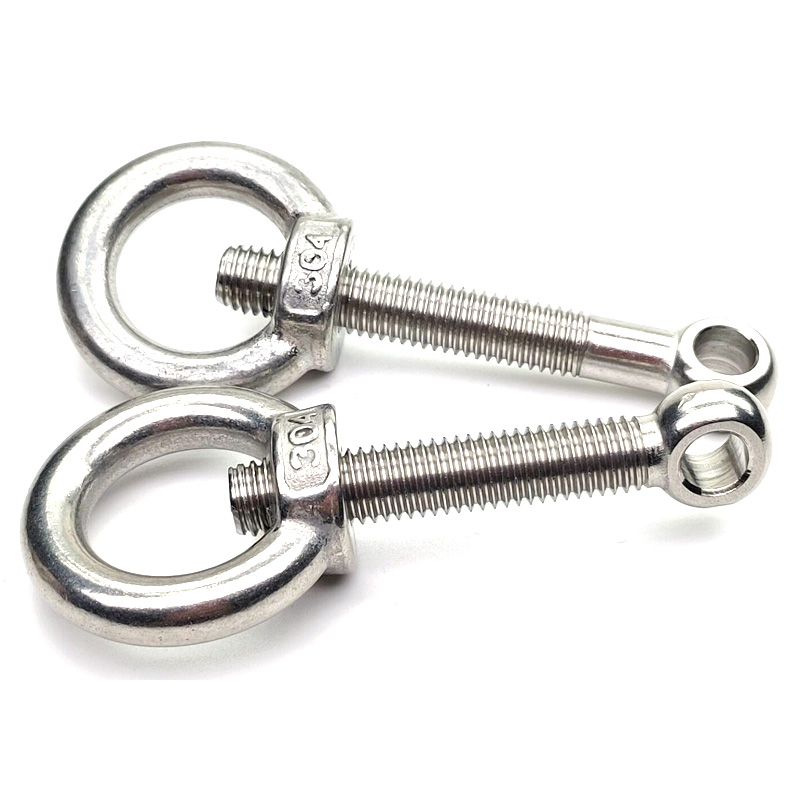 304不锈钢活节螺栓+吊环螺母 活节螺丝 吊母GB798M5M6M8M10M12M14 - 图2