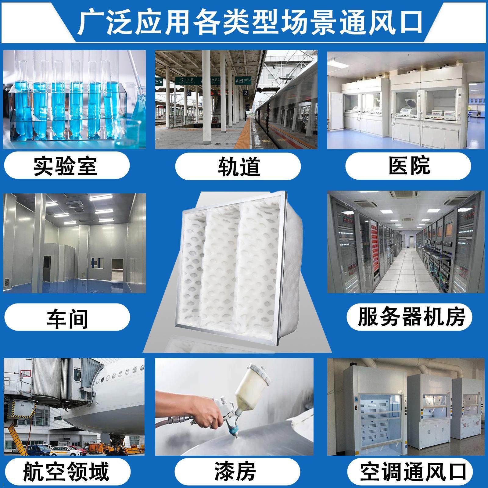 厂家定制DPA漆雾蜂窝空气过滤袋 初中效过滤框冲孔袋式过滤器直销,淘宝优惠券,粉丝福利购,淘宝优惠卷