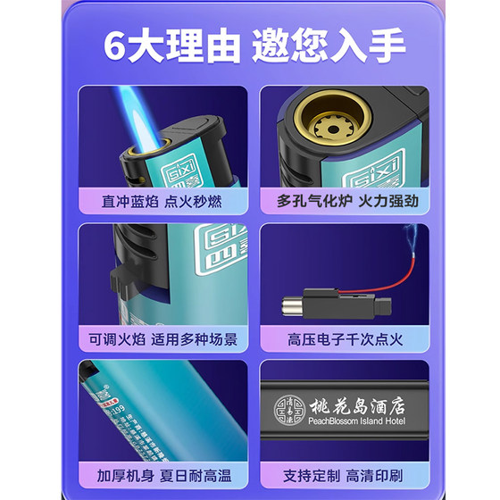 50支2026年新款高颜值一次性防风打火机耐用定制订做印字正品批发