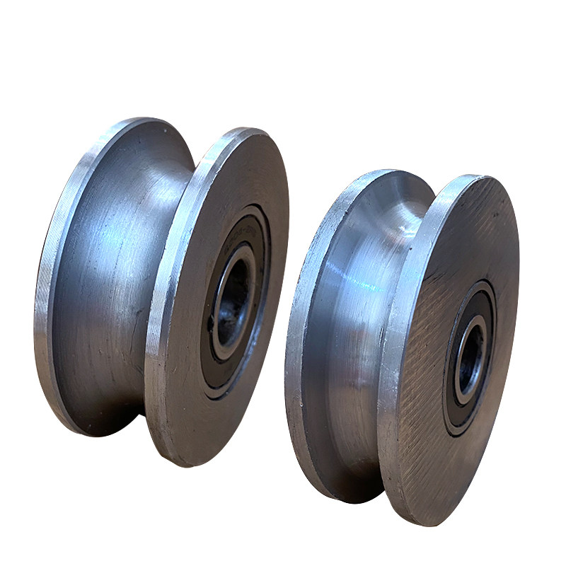 45#钢U型钢丝绳滑轮/圆管轨道轮子/铁门圆钢槽轮/弯管轮/钢丝滑轮,淘宝优惠券,粉丝福利购,淘宝优惠卷