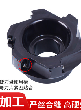 数控铣刀盘TAP直角90度铣刀盘 平面铣刀盘 BAP400R 1604R0.8刀盘