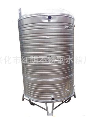 厂家供应不锈钢水箱圆形保温水箱不锈钢圆形卧式立式水箱