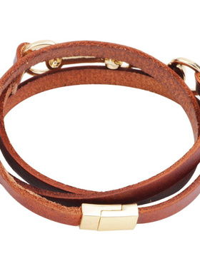 尼美新款三圈缠绕合金女士手链