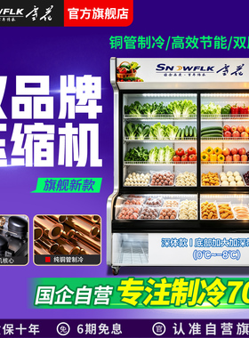 雪花一级节能点菜柜陈列展示柜