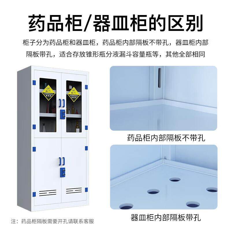 PP酸碱柜化学品安全柜实验室双门药品试剂柜强酸强碱危化品储存柜,淘宝优惠券,粉丝福利购,淘宝优惠卷