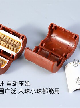 桶刷文玩刷子小金刚菩提盘刷神器猪鬃毛纳米包浆圆筒懒人刷串工具