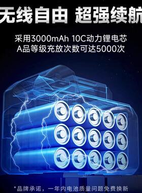 德国牧蓝锂电无刷电锤打混凝土大功率无线电镐充电冲击钻两用锺搞