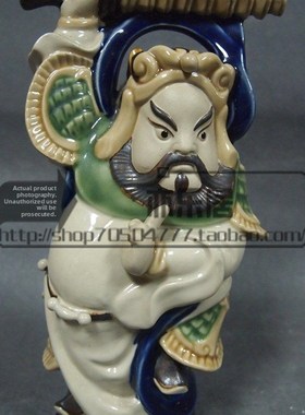 石湾公仔陶瓷创意工艺品客厅摆设大师精品人物送礼品门神