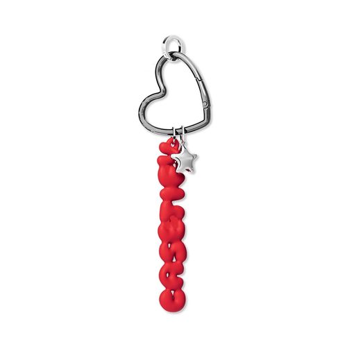 红色极繁挂链钥匙圈手机挂件时尚多功能配件包包挂饰女华强北代购 - 图3