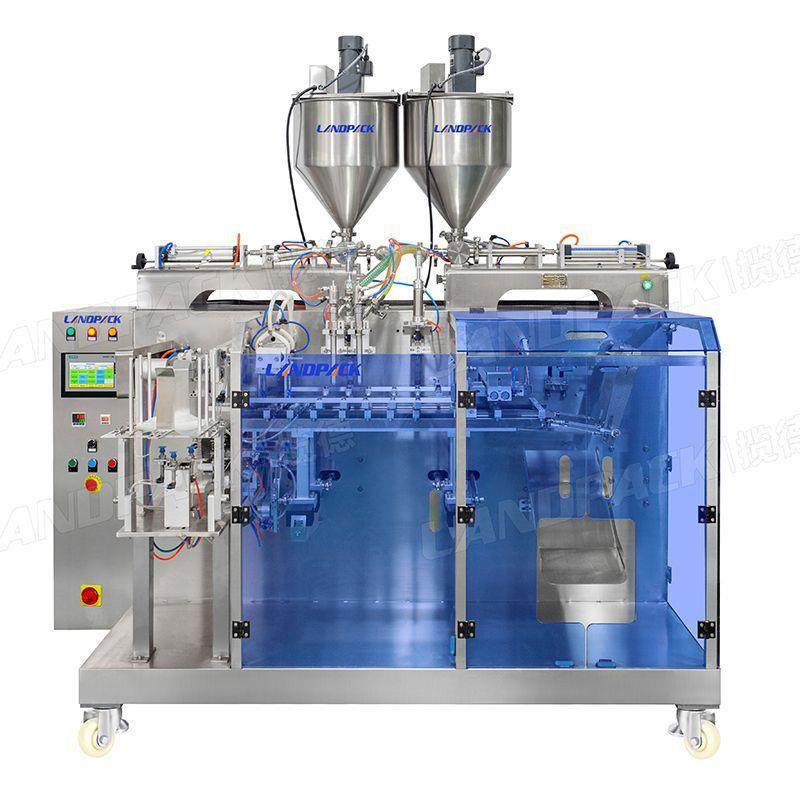 水平给袋液体灌装机双下料面膜精华液灌装果汁水平给袋包装机,淘宝优惠券,粉丝福利购,淘宝优惠卷