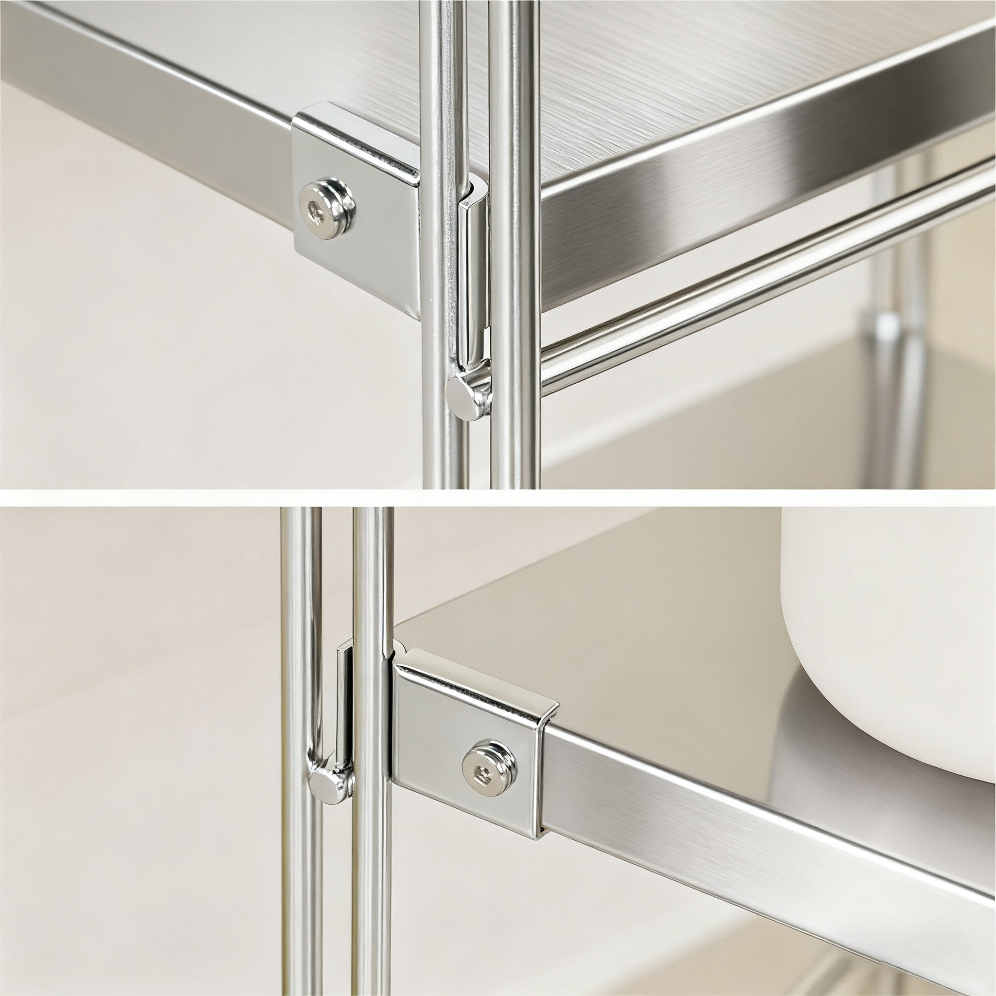 日式不锈钢客厅置物架落地式阳台多层收纳架书架咖啡机光轴储物架,淘宝优惠券,粉丝福利购,淘宝优惠卷