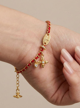 西太后新款爆款红绳金刚杵手链女