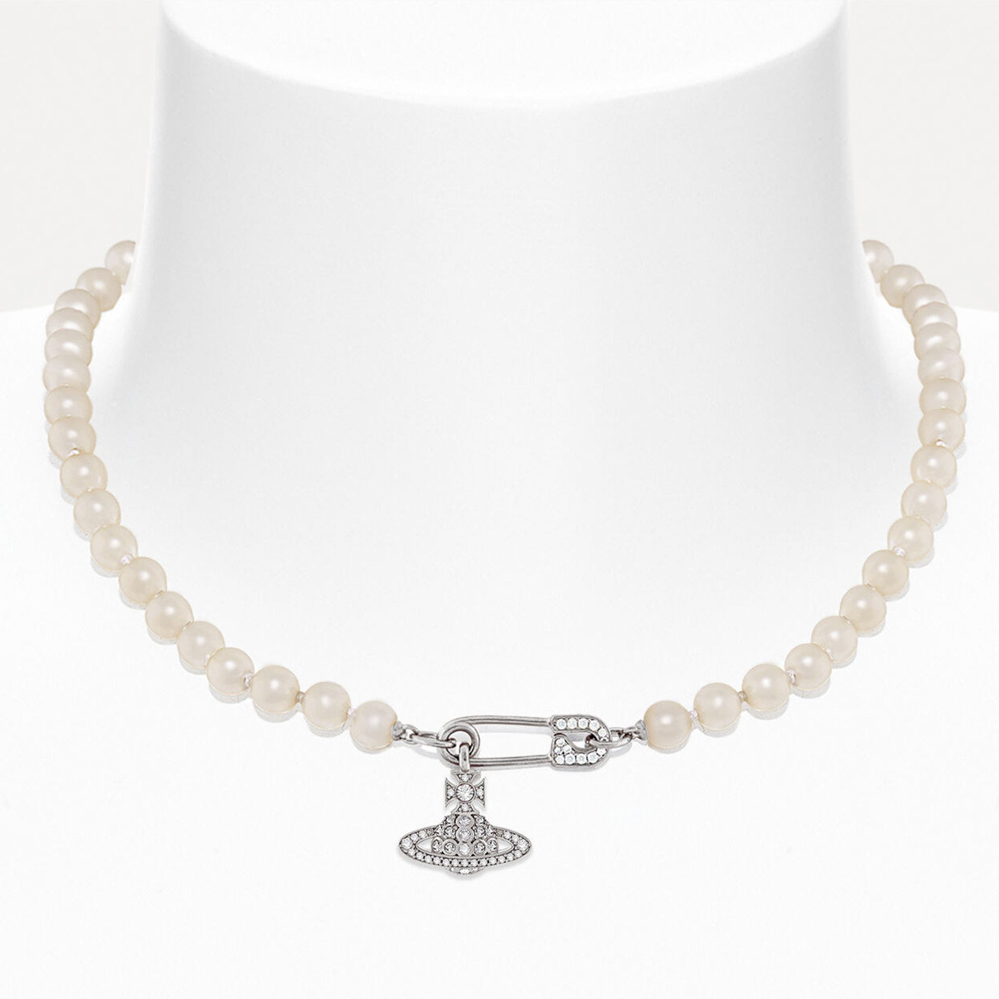 Vivireer Waetwssd 西太后土星别针珍珠项链女高级感轻奢小众叠戴