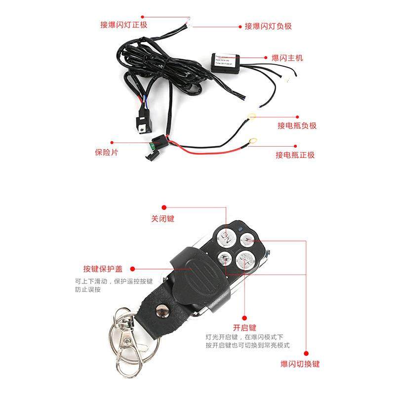汽车长条灯LED车顶灯越野改装车灯超薄单排射灯中网前杠灯日行灯,淘宝优惠券,粉丝福利购,淘宝优惠卷