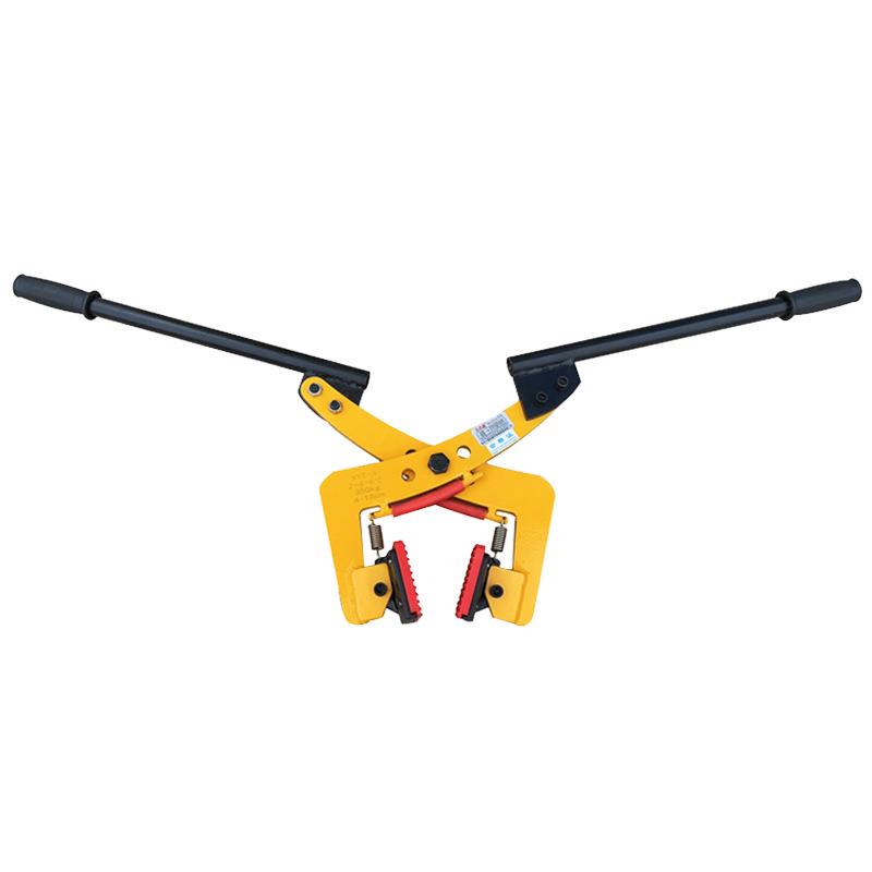 杆型石材夹具大开口防脱落双人抬款石材夹子大理石路沿石起重夹钳 - 图3
