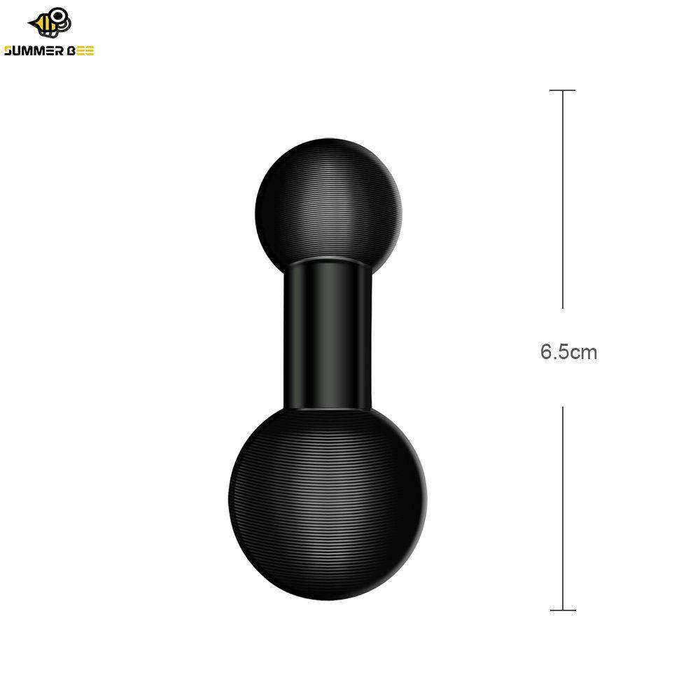 20mm球头转17mm球头双球头连杆铝合金汽车手机导航支架摩托车改装,淘宝优惠券,粉丝福利购,淘宝优惠卷