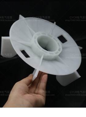 马达风叶耐高温Y225-2P内径62mm 塑料风叶 37-45kw 电机风叶风扇