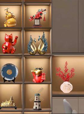 采购产品高端展示柜，博古架装饰，新中式老板柜，工艺品，轻奢办