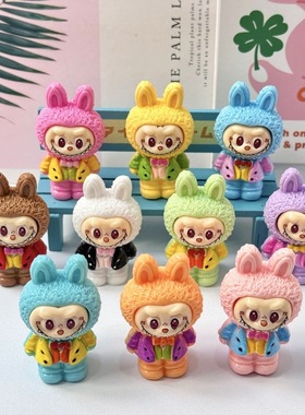 蛋糕装饰插牌公仔公仔布布拉布烘焙摆件拉布插件