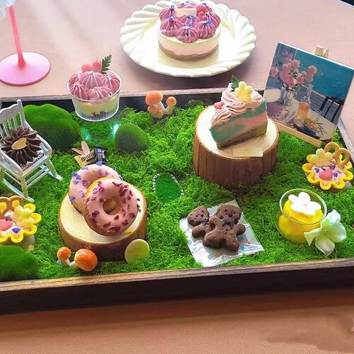 酒吧创意实木托盘家用客厅复古盘零食盘精致高级感水果盘下午茶盘 - 图1