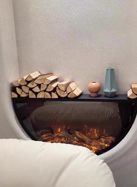 大块木头柴火原木壁炉装饰木柴装饰摆件橱窗民宿背景陈列创意摆设