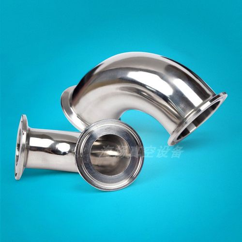 KF304快装弯头卡箍弯头卡接法兰弯头316真空接头KF10/16/25/40/50 - 图3