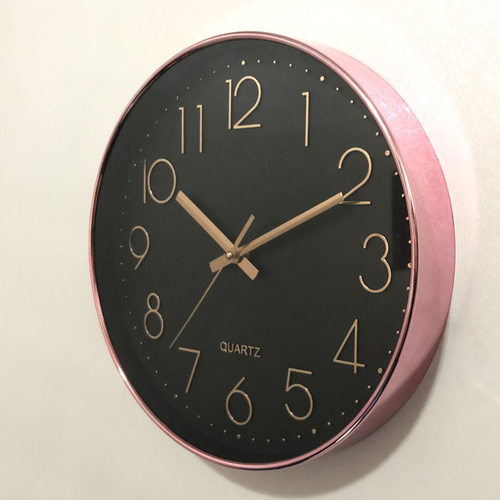 现代简约个性创意时钟挂钟客厅表卧室钟表静音大气圆形家用石英钟 - 图2