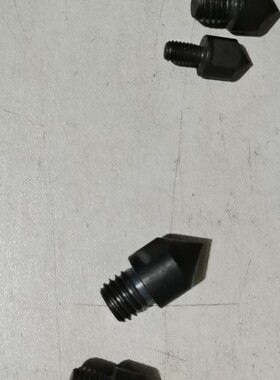 现货螺纹尖头顶头螺丝螺母平垫圆头加长螺栓黑色螺杆面板螺纹打点