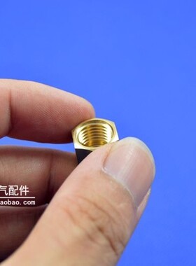 空调英制外机阀门阻流塞铜帽铜闷头加注口封帽R22R410螺帽螺丝