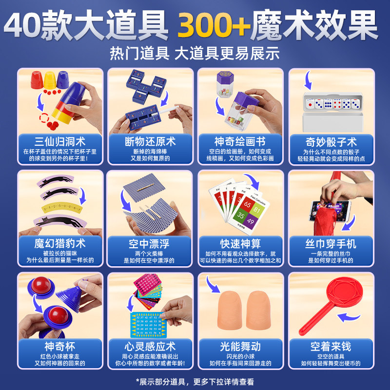 男孩生日礼物变儿童魔术道具礼盒套装10岁女孩5爆火8玩具2026新年,淘宝优惠券,粉丝福利购,淘宝优惠卷