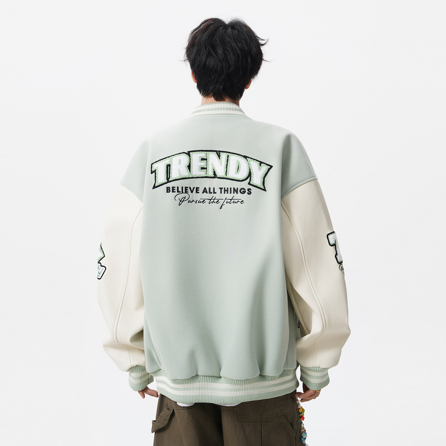 夹克外套男2026新款宽松休闲棒球服美式刺绣圆领上衣男款春秋潮流,淘宝优惠券,粉丝福利购,淘宝优惠卷