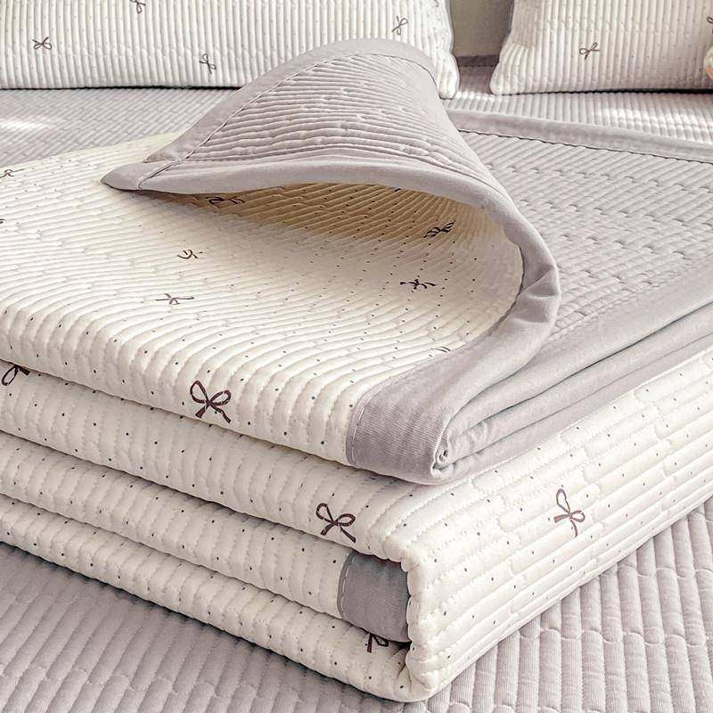 新款双层纱床盖四季通用榻榻米炕盖正反两用宿舍床垫防滑床单单件,淘宝优惠券,粉丝福利购,淘宝优惠卷