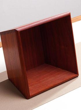 米斗老式升斗日进斗金刻字拜斗红实木质榫卯招财家用客厅升子摆件