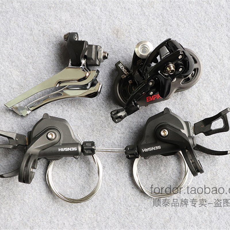 顺泰2X11速22速平把q公路451折叠车山地自行车指拨前拨后拨变速器 - 图3