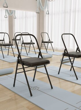 加厚款包邮Yoga瑜伽椅艾扬格辅具瑜伽椅PU面瑜珈椅辅助椅折叠椅