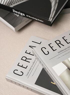 现代简约时尚外文彷真书艺术假书拍摄道具书样板房书柜装饰品摆件