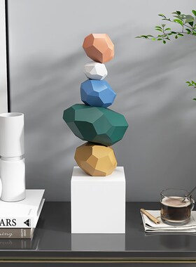 创意潮流玄关装饰摆件轻奢高级感客厅电视柜办公S桌工艺品生日礼