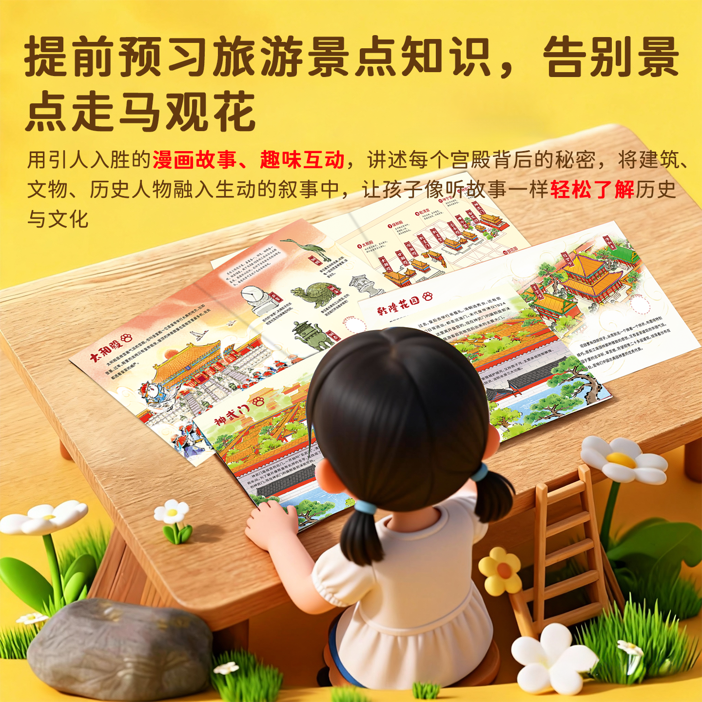 【卷卷猫】北京故宫亲子研学手册旅行手账本儿童旅游旅行小学生,淘宝优惠券,粉丝福利购,淘宝优惠卷