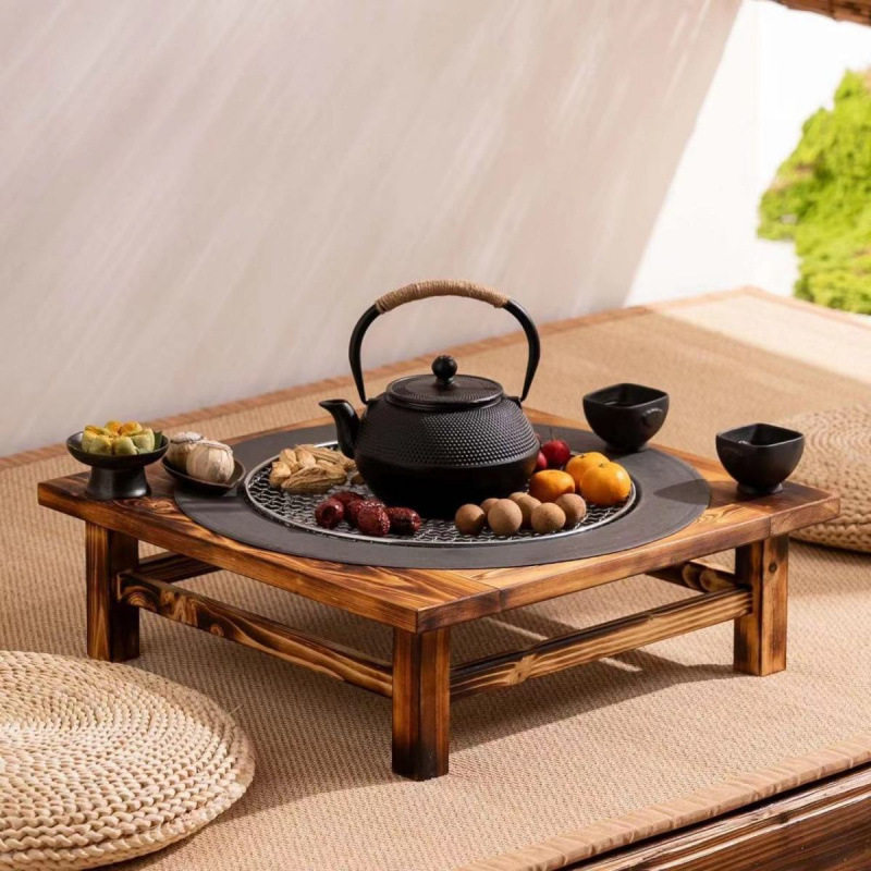 烤火盆老式农村带铁锅套装炭火盆双层烤脚茶桌木炭冬天小号50厘米,淘宝优惠券,粉丝福利购,淘宝优惠卷