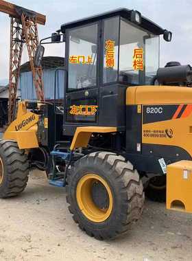 柳工堆高机玻璃新款820C前档侧左门上下右边推拉窗后档钢化玻璃