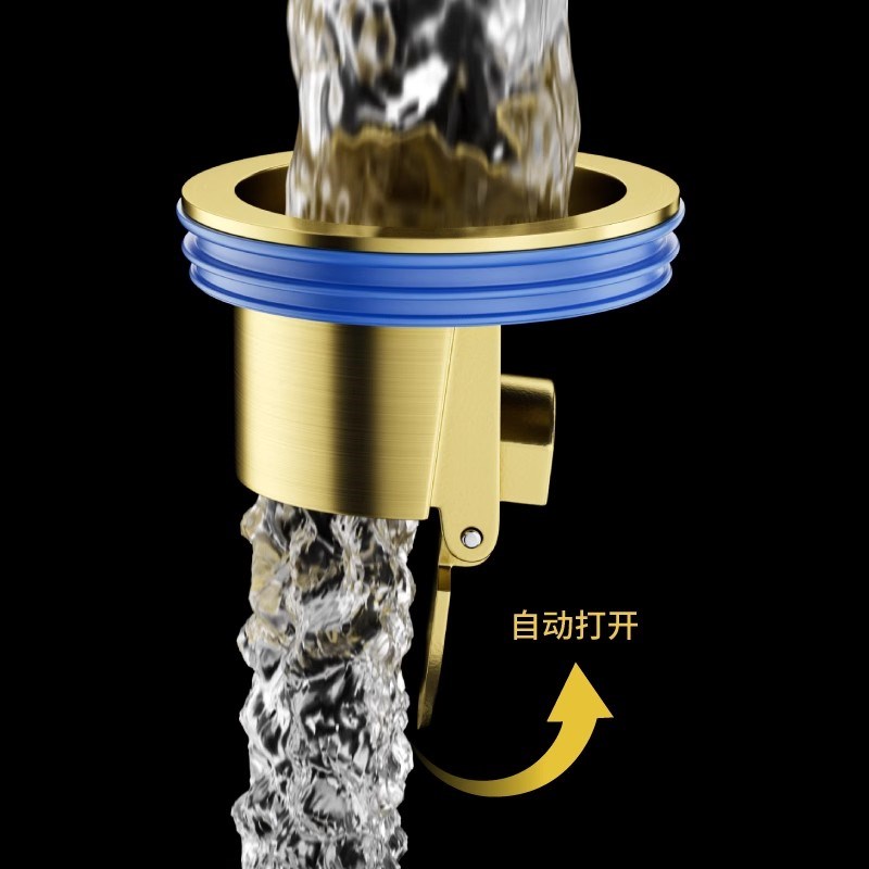 德国品质防臭地漏芯浴室卫生间下水管通用防虫防S臭全铜内芯防臭 - 图2