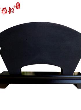 活性炭雕工艺品扇形上善若水碳雕家居装饰品摆设商务礼品摆件创意