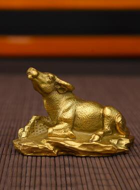 铜十二生肖摆件全套狗鼠铜牛鸡蛇马虎兔龙羊猴猪工艺品摆件